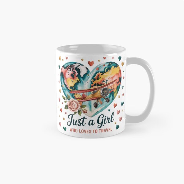 Item preview, Just a Girl Who Loves to Travel designed and sold by jkrphoto.