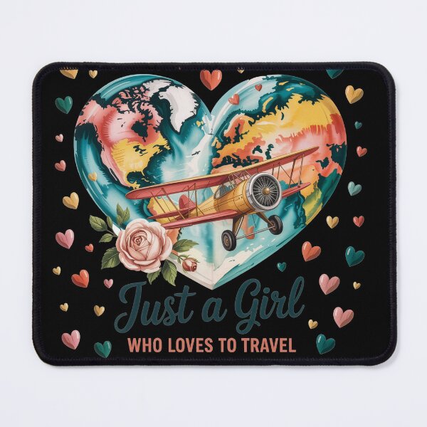 Item preview, Just a Girl Who Loves to Travel designed and sold by jkrphoto.