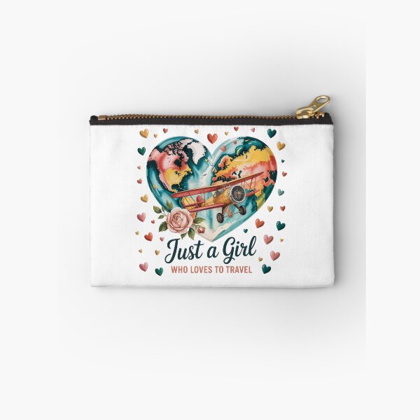 Item preview, Just a Girl Who Loves to Travel designed and sold by jkrphoto.