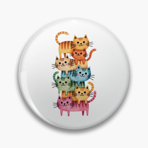 Item preview, Stack of Colorful Cats designed and sold by jkrphoto.