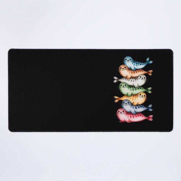 Item preview, Colorful Cartoon Seals in a Stack designed and sold by jkrphoto.