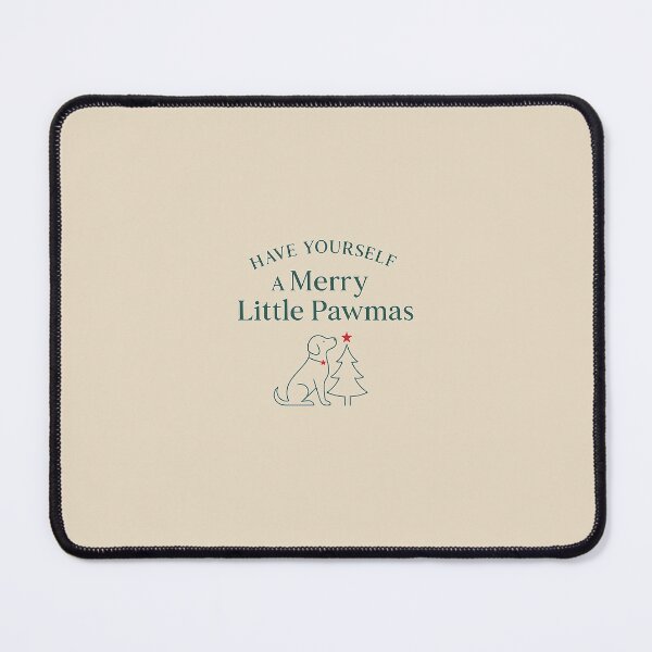 Item preview, Have Yourself a Merry Little Pawmas – Minimalist Dog Christmas Design designed and sold by nastypastys.