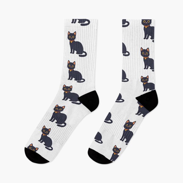 Item preview, Cute Kawaii Black Cat Halloween Illustration designed and sold by Partoon-dp.