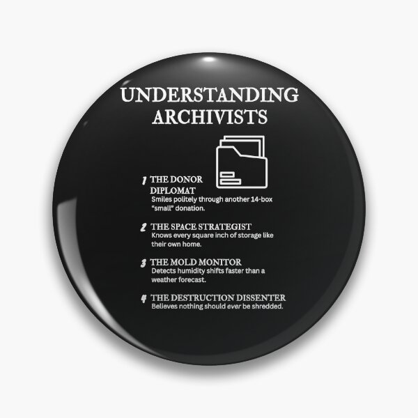Item preview, Understanding Archivists – For Archivists Who Love a Laugh – Black designed and sold by PsyFlow35.