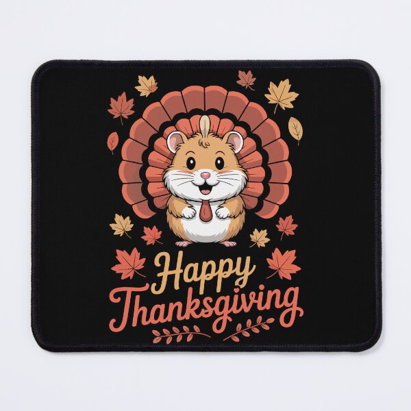 Item preview, Thanksgiving Hamster with Turkey Feathers designed and sold by jkrphoto.