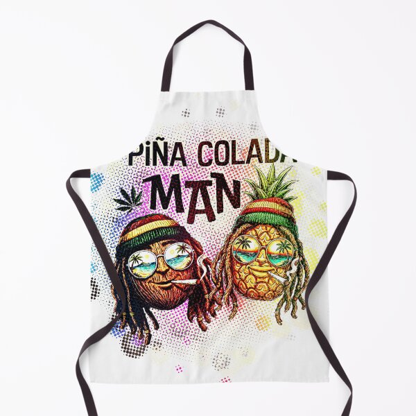 Item preview, Piña Colada Man: Rasta Pineapple & Coconut Duo designed and sold by Hen-C-Art.