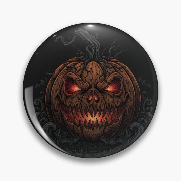 Item preview, Spooky Jack O'Lantern - Evil Grin Halloween Pumpkin designed and sold by Cipher & Soul.