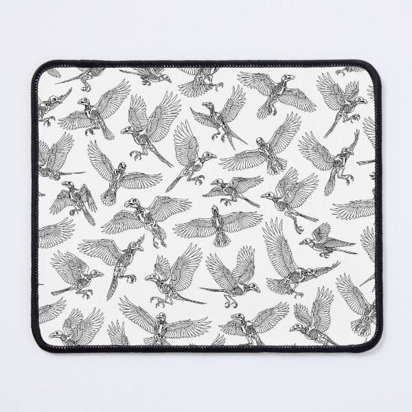 Item preview, Raven Crow Gothic Skeleton Flying Birds Halloween Pattern designed and sold by GrandeDuc.