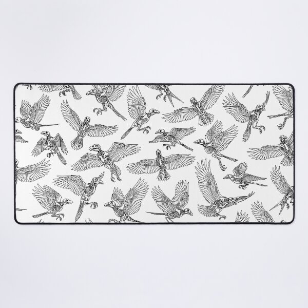 Item preview, Raven Crow Gothic Skeleton Flying Birds Halloween Pattern designed and sold by GrandeDuc.