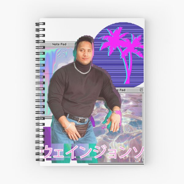 Item preview, Dwayne Johnson Vaporwave Retro 90s Design designed and sold by MatilKyla.
