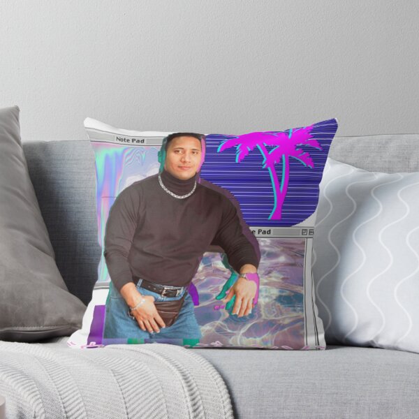 Item preview, Dwayne Johnson Vaporwave Retro 90s Design designed and sold by MatilKyla.