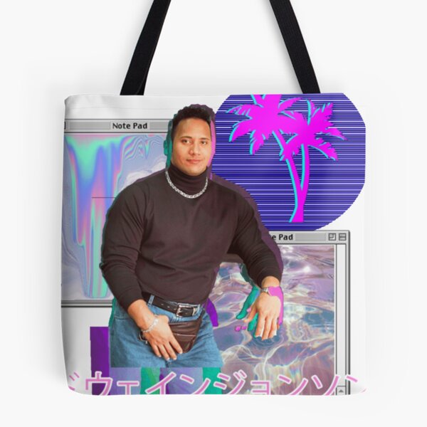 Item preview, Dwayne Johnson Vaporwave Retro 90s Design designed and sold by MatilKyla.