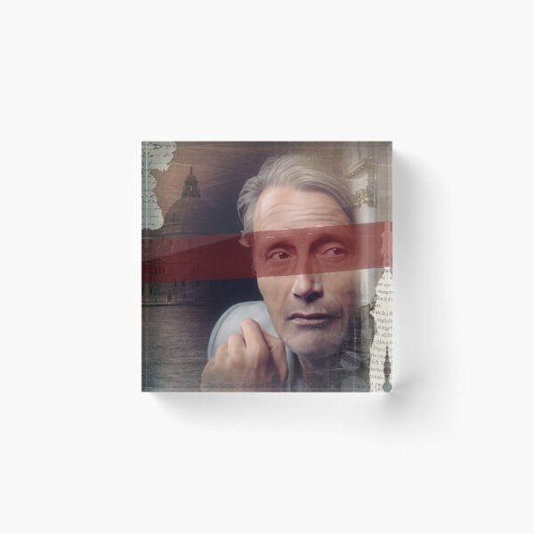 Item preview, Hannibal in Venice Decoupaged Portrait designed and sold by orionlodubyal.