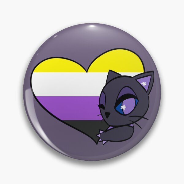 Item preview, Darling Catsanova NONBINARY Pride designed and sold by Let's Be Great Together!.