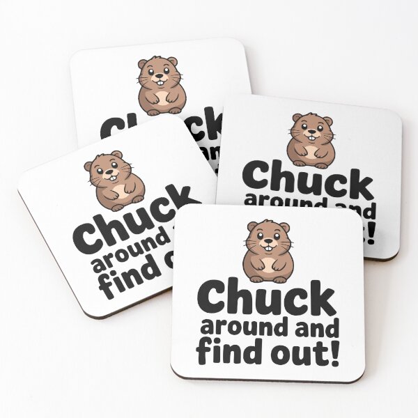 Item preview, Chuck Around And Find Out! Cute Groundhog Pun designed and sold by PMCreative.