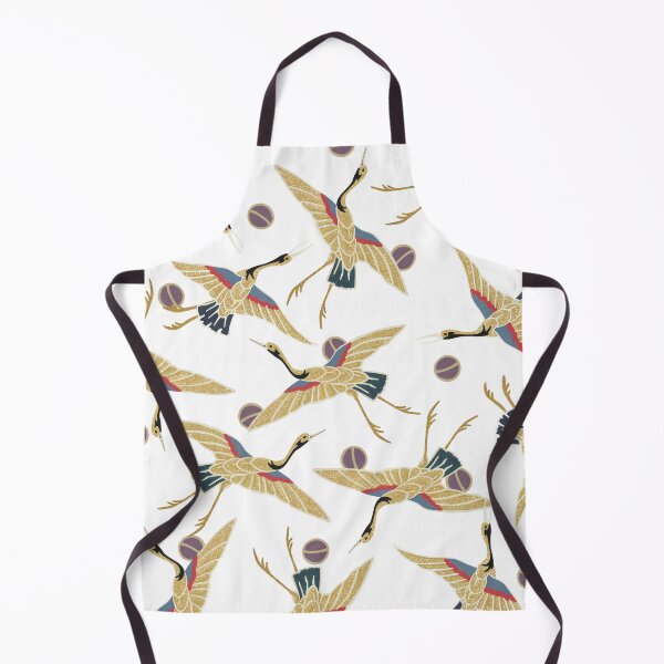 Item preview, Japanese Crane & Temari Pattern – Flying Cranes (Zuan Hyakushu) designed and sold by tokomoroJP.