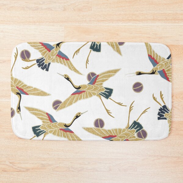 Item preview, Japanese Crane & Temari Pattern – Flying Cranes (Zuan Hyakushu) designed and sold by tokomoroJP.