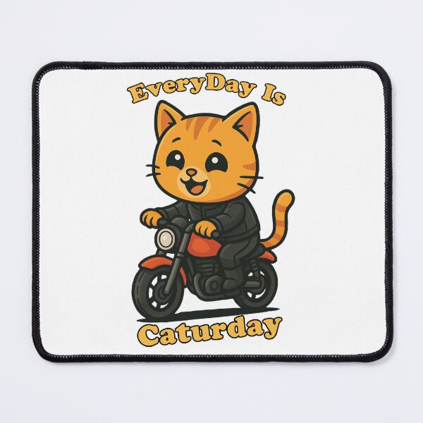 Item preview, Everyday is Caturday – Funny Cat designed and sold by barkandmeow.