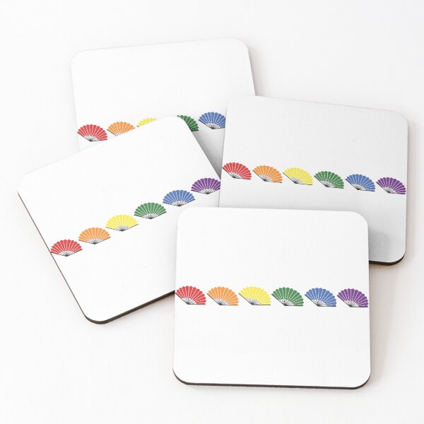 Item preview, Rainbow Pride Flag Drag Queen Fans designed and sold by RyanGDesign.