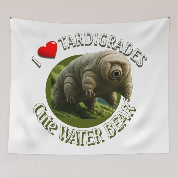 Item preview, I love Tardigrades, cute water Bear designed and sold by Kirkwood Young.