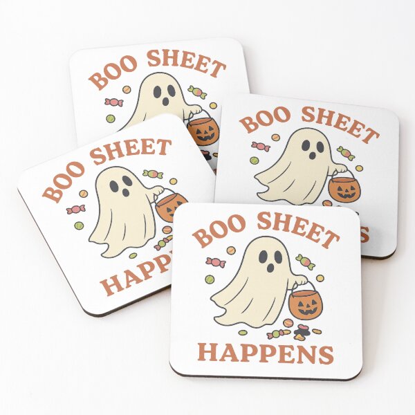 Item preview, Boo Sheet Happens | Funny Ghost Halloween Design designed and sold by QuestandQuirk.
