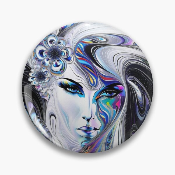 Item preview, The Feminine Power: Abstract Woman Portrayal | Color Art | Abstract Art designed and sold by UnhingedBird.
