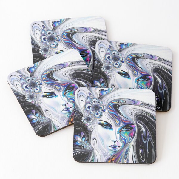 Item preview, The Feminine Power: Abstract Woman Portrayal | Color Art | Abstract Art designed and sold by UnhingedBird.
