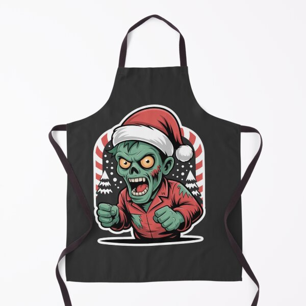 Item preview, Zombie Santa Mechanic Sticker – Funny Christmas Horror Design designed and sold by arceeddesign.