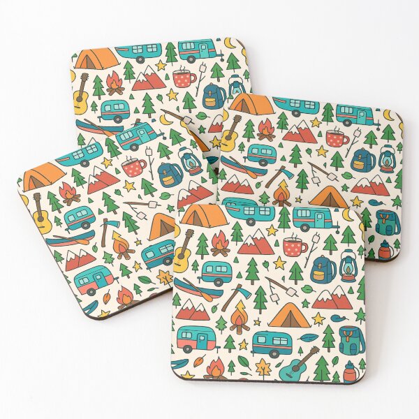 Item preview, Camp Vibes – Fun & Colorful All-Over Print designed and sold by getpressedshirt.