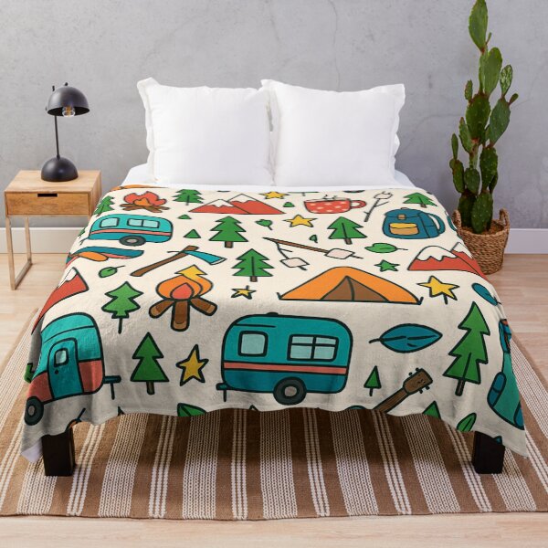 Item preview, Camp Vibes – Fun & Colorful All-Over Print designed and sold by getpressedshirt.