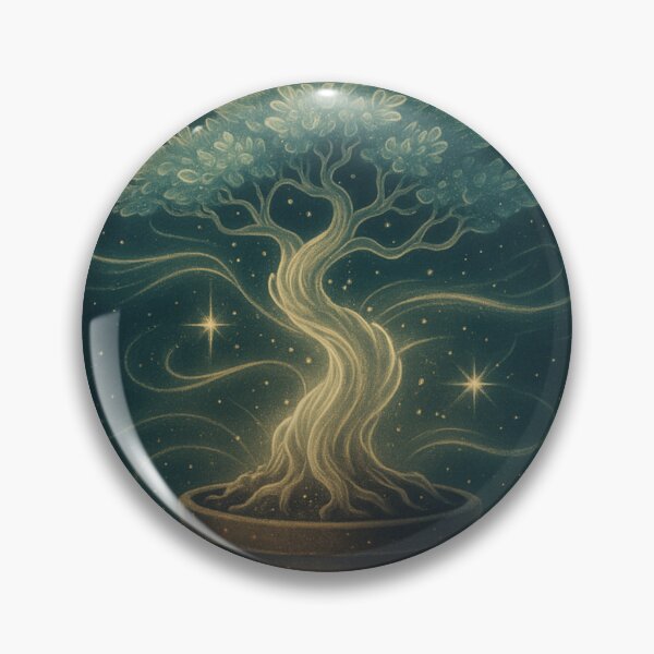 Item preview, Starlight Bonsai – Mystical Celestial Tree of Light designed and sold by Painted Moon by Luna Bee™.