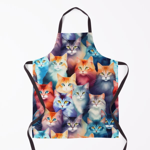 Item preview, Colorful Cat Pattern | Cat Art | Color Art designed and sold by UnhingedBird.