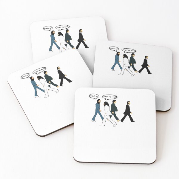 Item preview, Abbey Road John Forgets His Mask _BLue Classic designed and sold by SilviosVieiras.