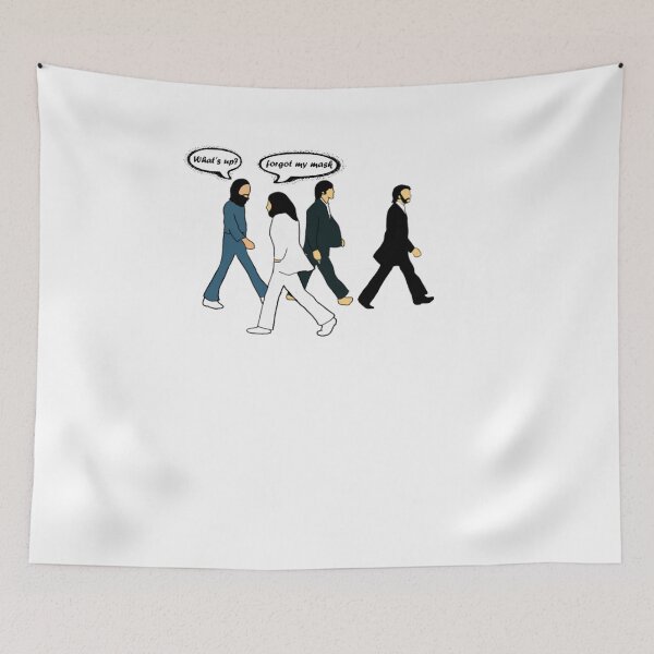 Item preview, Abbey Road John Forgets His Mask _BLue Classic designed and sold by SilviosVieiras.