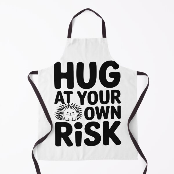 Item preview, Hug At Your Own Risk! Cute Porcupine Pun designed and sold by PMCreative.