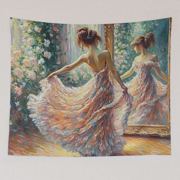 Item preview, Incredibly beautiful dancer in front of the mirror designed and sold by aleksandr13.
