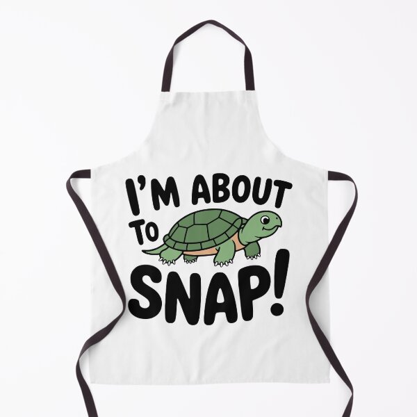 Item preview, I'm About To Snap! Cute Snapping Turtle Pun designed and sold by PMCreative.
