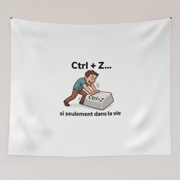 Item preview, Ctrl + Z if only in life designed and sold by Avarayan82.
