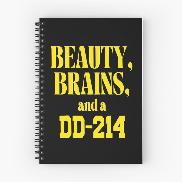 Item preview, Beauty Brains And A Dd-214, Funny 4th July USA Flag designed and sold by PrintItStudio.