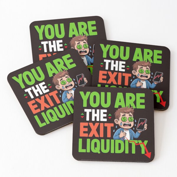 Item preview, You are the exit liquidity meme tee designed and sold by Oommen Studio .
