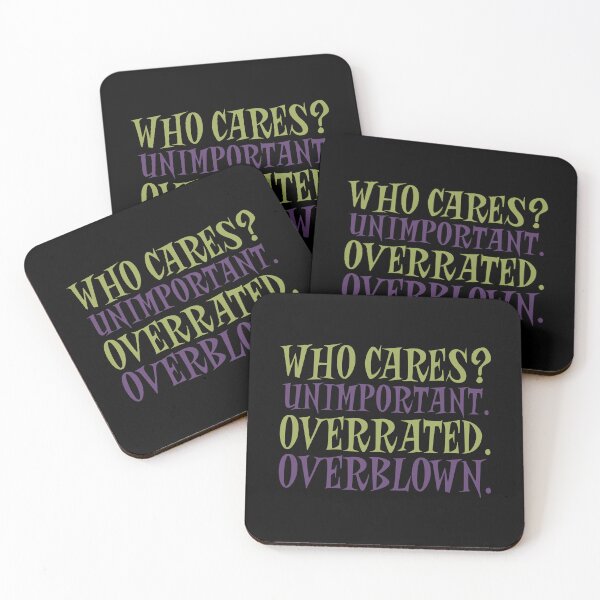 Item preview, Unimportant Overrated Overblown designed and sold by wolfkin-design.
