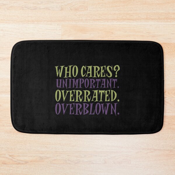 Item preview, Unimportant Overrated Overblown designed and sold by wolfkin-design.