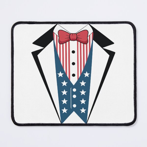 Item preview, American Flag Tuxedo Costume, Funny 4th of July USA, American Flag Tuxedo designed and sold by PrintItStudio.