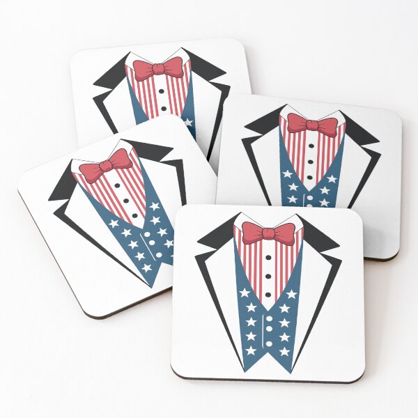 Item preview, American Flag Tuxedo Costume, Funny 4th of July USA, American Flag Tuxedo designed and sold by PrintItStudio.