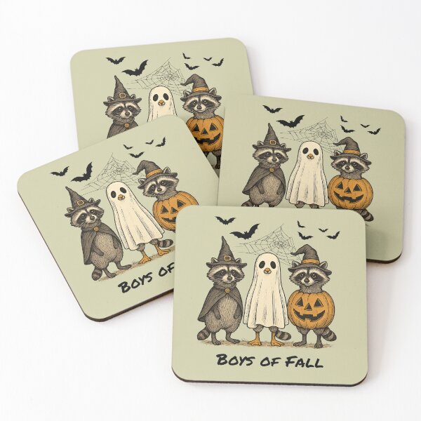 Item preview, HALLOWEEN RACCOONS designed and sold by BKDIGITALSHOP.