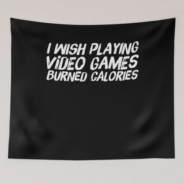 Item preview, I wish playing video games burned calories funny gamer designed and sold by snowry.