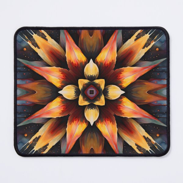 Item preview, Colorful Floral Kaleidoscope | Abstract Color Art Design | Color Art designed and sold by UnhingedBird.