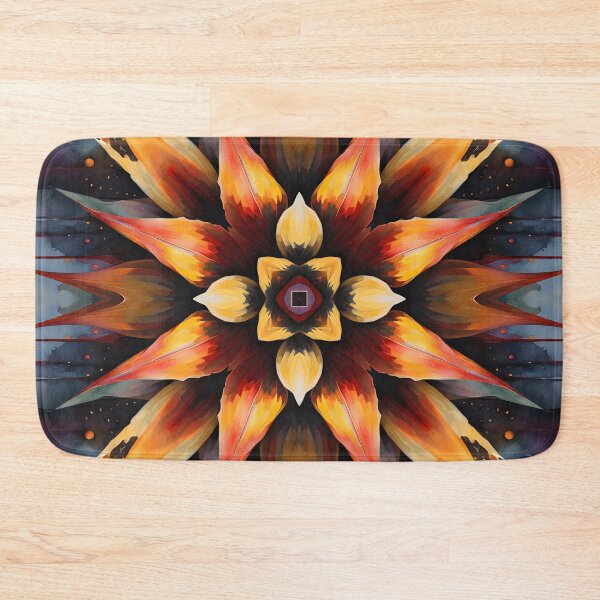Item preview, Colorful Floral Kaleidoscope | Abstract Color Art Design | Color Art designed and sold by UnhingedBird.
