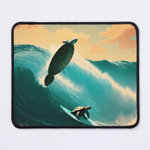 Item preview, Splish Splash The Surfing Turtle designed and sold by TarajiDaniel97.