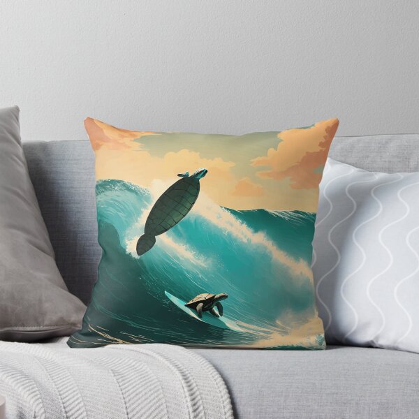 Item preview, Splish Splash The Surfing Turtle designed and sold by TarajiDaniel97.